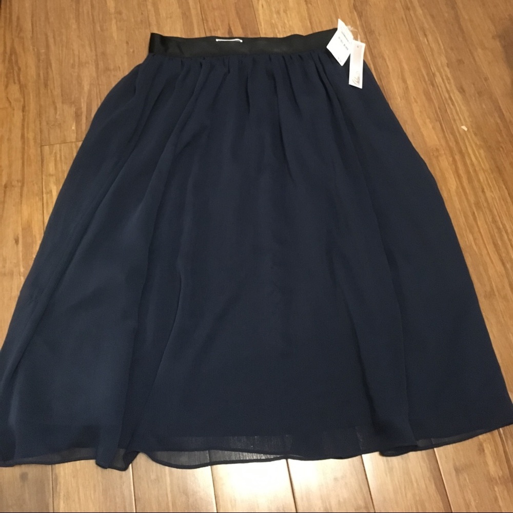 Nordstrom Navy Blue Skirt